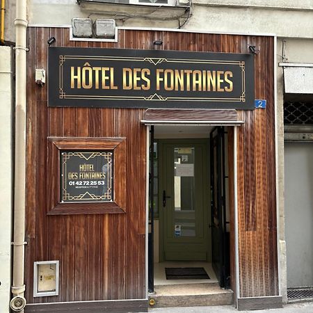 Hotel Des Fontaines Parigi Esterno foto